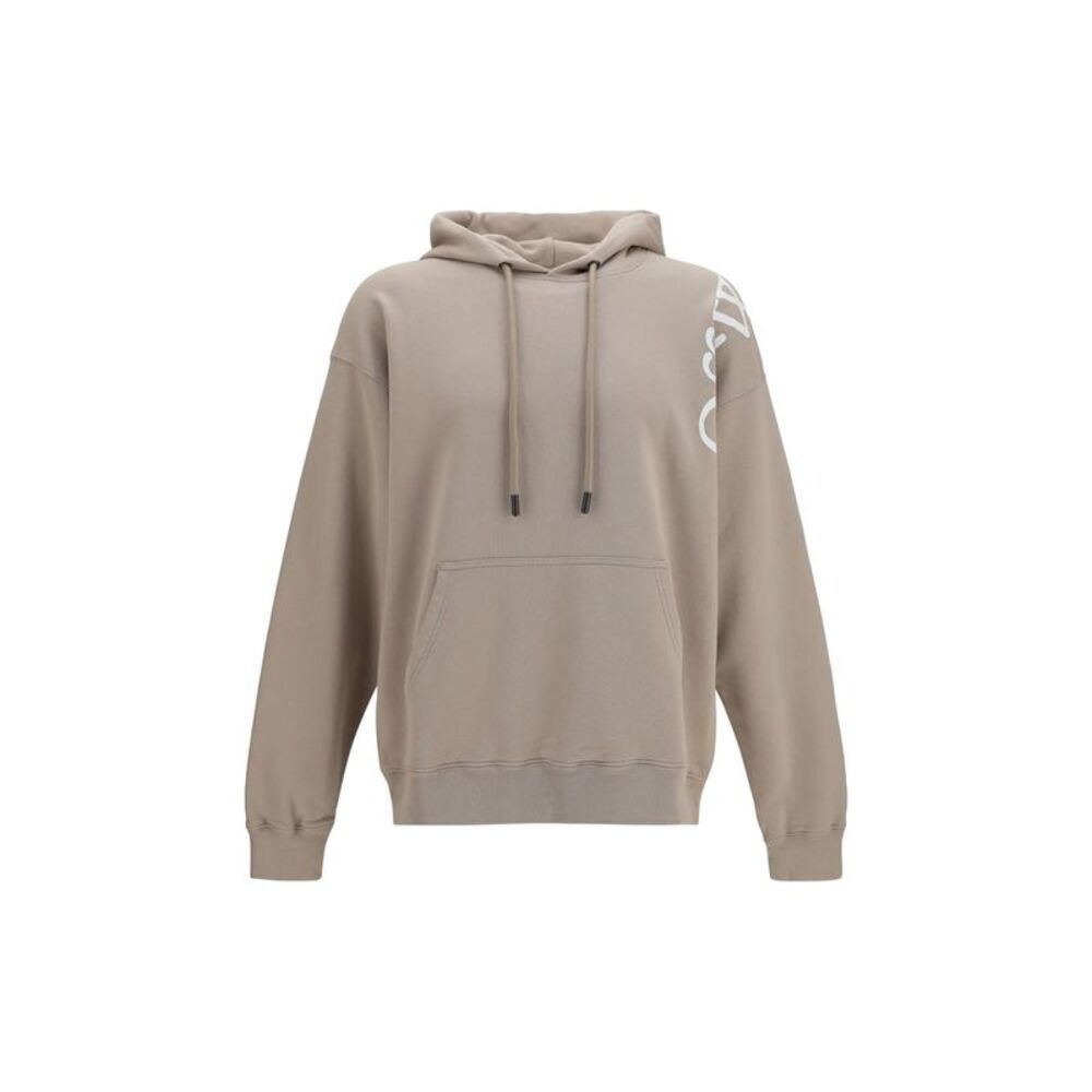 Off-White Beige Cotton Men's Sweatshirt